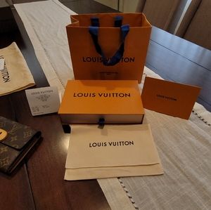 Louis Vuitton gift box dust bag